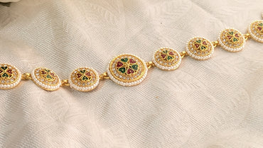 Rajasthani Meenakaari Work Bridal Maangtika