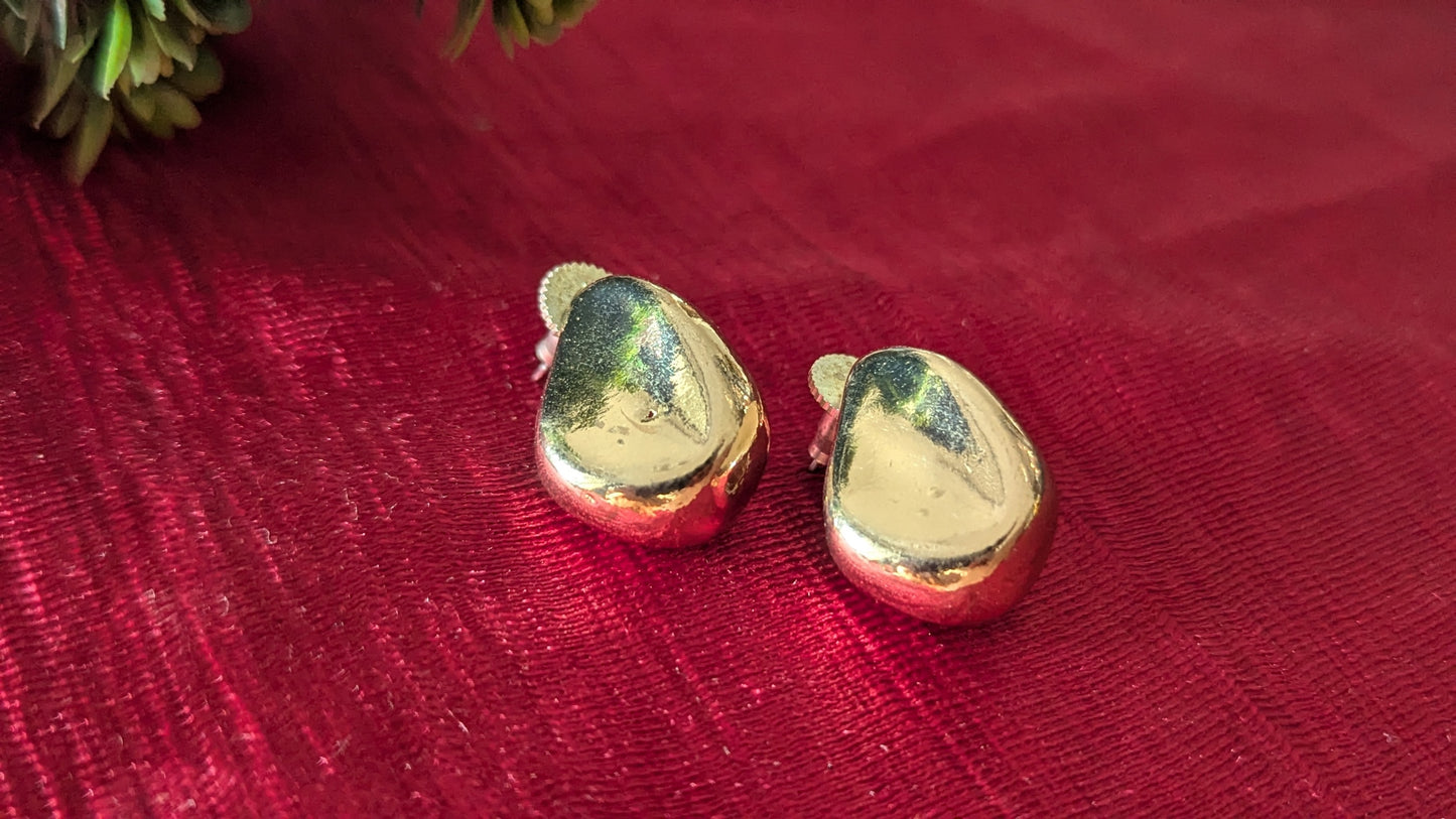 Gold Plated Water Drop Stainless Steel Earring